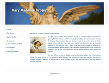 Tablet Screenshot of marymadelineproject.org